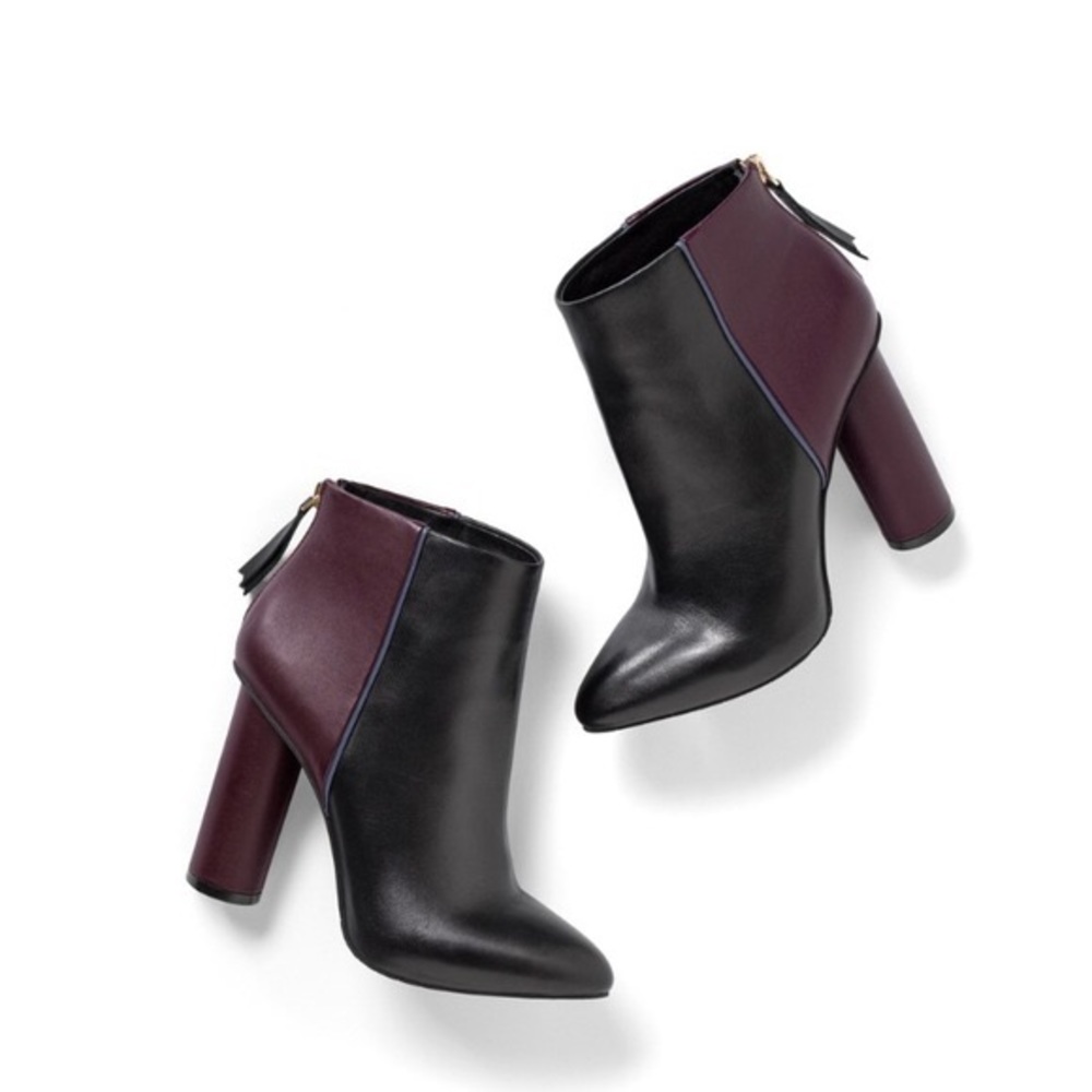 SOLD cabi new leather booties sz 8